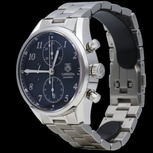 TAG Heuer Carrera - Montre Calibre 16 Chronograph en acier 58 Facettes MT47416