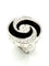 52 Bvlgari Optical - Bague en or blanc, acier, onyx et diamants 58 Facettes BVLGARI BG