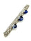 Art déco - Broche en platine, saphirs et diamants 58 Facettes ANTIC BRO