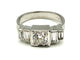 58 Art déco - Bague en platine et diamants 58 Facettes ANTIC BG