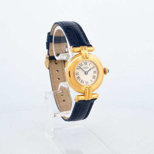 Cartier Must Colisée - Montre en vermeil cadran romain ivoire 58 Facettes 351