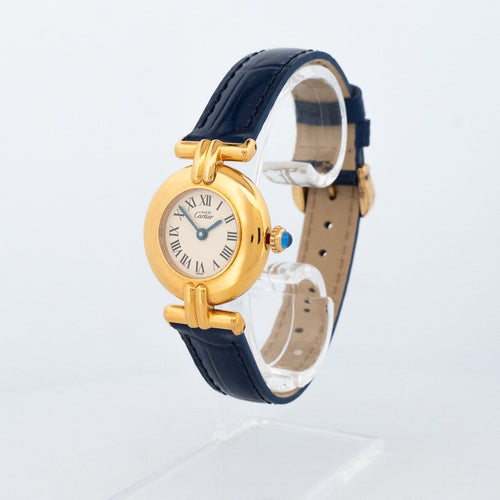 Cartier Must Colisée - Montre en vermeil cadran romain ivoire 58 Facettes 351