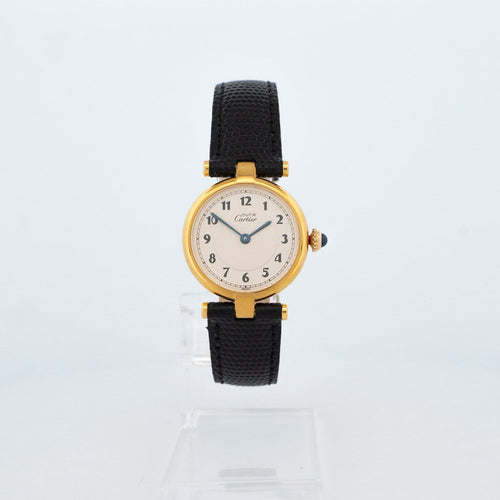 Cartier Must Vendôme - Montre SM en vermeil cadran ivoire Breguet 58 Facettes 421