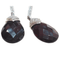 Boucles d'oreilles en or blanc, diamants et grenats rhodolites 58 Facettes PE275