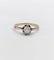 53 Bague solitaire Art déco en or 18K, platine et diamant 58 Facettes A07594
