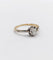 53 Bague solitaire Art déco en or 18K, platine et diamant 58 Facettes A07594