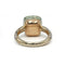 53 Pomellato Nudo Classic - Bague en or rose, or blanc, prasiolite et diamants 58 Facettes 260178R