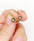Dormeuses cible Art déco en or 18k, platine et diamants 58 Facettes A07595