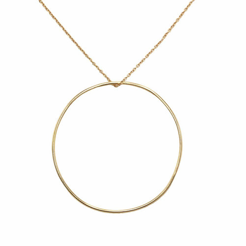 Ginette NY Circles - Collier pendentif en or jaune 58 Facettes 260181R