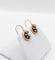 Dormeuses marguerite antiques en or rose 18k, argent et perles 58 Facettes A07601
