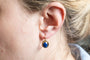 Boucles d'oreilles en or jaune et lapis-lazuli 58 Facettes 13498