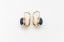 Boucles d'oreilles en or jaune et lapis-lazuli 58 Facettes 13498