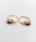 Dormeuses antiques - Boucles d'oreilles en or 18k, grenats et diamants 58 Facettes A07602