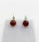 Dormeuses antiques - Boucles d'oreilles en or 18k, grenats et diamants 58 Facettes A07602
