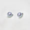 Underwater - Boucles d'oreilles perles Akoya bleues diamants en or blanc 18K 58 Facettes GER1328WG