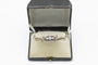Bracelet ancien en or et platine, diamants et saphirs synthétiques 58 Facettes 13497