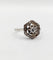 51 Art déco - Bague géométrique en or blanc, platine et diamants 58 Facettes A07610