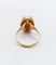 48.5 Bague antique en or 18k et camée sur calcédoine 58 Facettes A07611