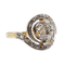 54.5 Bague tourbillon en or 18k, platine et diamants 58 Facettes A07612