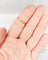 54 Alliance gimmel victorienne non gravée en or 18k 58 Facettes A07614