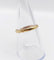 54 Alliance gimmel victorienne non gravée en or 18k 58 Facettes A07614