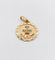 Augis - Pendentif médaille d’amour en or rose 18k et rubis 58 Facettes A07615