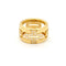 52 Bulgari Parentesi - Bague en or jaune et diamants 58 Facettes 632A26_M