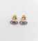 Boutons de col Art déco en or 18k, platine, nacre et diamant 58 Facettes A07621