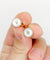 Boutons de col Art déco en or 18k, platine, nacre et diamant 58 Facettes A07621