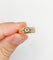 54.5 Bague jonc bombé antique en or 14k et diamant taille rose 58 Facettes A07625