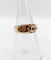 54.5 Bague jonc bombé antique en or 14k et diamant taille rose 58 Facettes A07625
