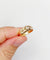 54.5 Bague jonc bombé antique en or 14k et diamant taille rose 58 Facettes A07625