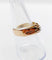 54.5 Bague jonc bombé antique en or 14k et diamant taille rose 58 Facettes A07625