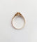 54.5 Bague jonc bombé antique en or 14k et diamant taille rose 58 Facettes A07625