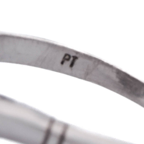 51 Bague en platine avec diamants et certificat IGS London 58 Facettes AN704 '(00869)