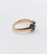 60 Victorienne - Bague marguerite en or rose 18k, argent et diamants 58 Facettes A07628