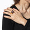 Bague Bague carrée kunzite vintage années 1970 en or jaune 14 carats 58 Facettes G13895