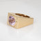 Bague Bague carrée kunzite vintage années 1970 en or jaune 14 carats 58 Facettes G13895