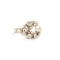 Pendentif rosace en or blanc et diamants 58 Facettes LMB-384