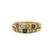 55 Bague en or jaune et pierres de couleur 58 Facettes 260184R