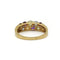 55 Bague en or jaune et pierres de couleur 58 Facettes 260184R