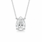 Collier pendentif en or blanc et diamant poire 58 Facettes 1.0001534/1
