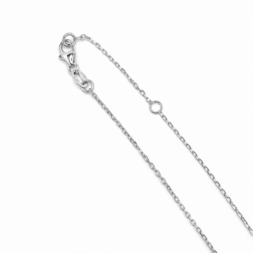 Collier pendentif en or blanc et diamant poire 58 Facettes 1.0001534/1