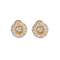 Chopard Happy Diamonds - Boucles d'oreilles en or jaune et diamants 58 Facettes 322