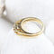 50 Bague réversible en or jaune 18K avec saphir et diamants 58 Facettes SC3