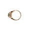 58 Bague marguerite en or rose, platine, émeraude et diamants 58 Facettes LMB-386