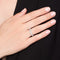 47 Cartier Destinée - Alliance en platine et diamants 58 Facettes 324