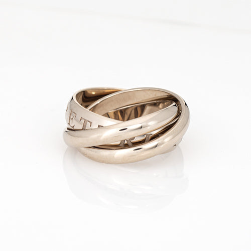 Bague 50 Cartier Amour et Trinity - Bague en or blanc 18 carats, taille 50 58 Facettes G13920