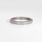 Bague 54 Bague alliance édouardienne ancienne en platine 900 et diamants, taille 54 58 Facettes G13921