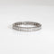 Bague 54 Bague alliance édouardienne ancienne en platine 900 et diamants, taille 54 58 Facettes G13921
